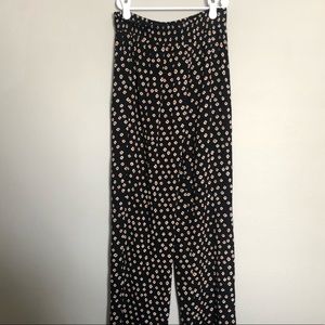 Buckle Flower loose linen pants NWT